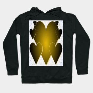 Hearts of Gold-Available As Art Prints-Mugs,Cases,Duvets,T Shirts,Stickers,etc Hoodie